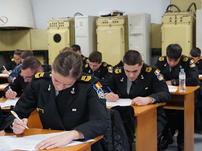 Evaluare de final de semestru, la Școala Militară de Maiștri Militari a Forțelor Navale